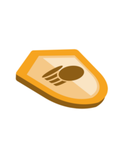 Gelbes Schild mit Geld